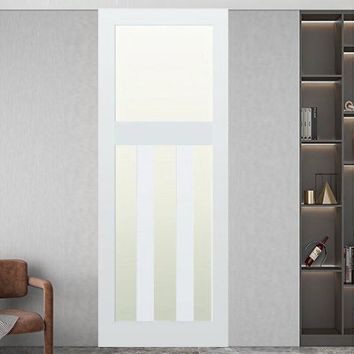 1+3 Panels With White Prime Door