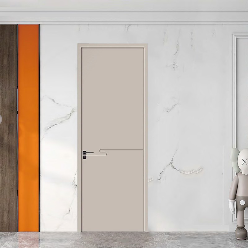 Flush 1 Panel Design Wooden Door